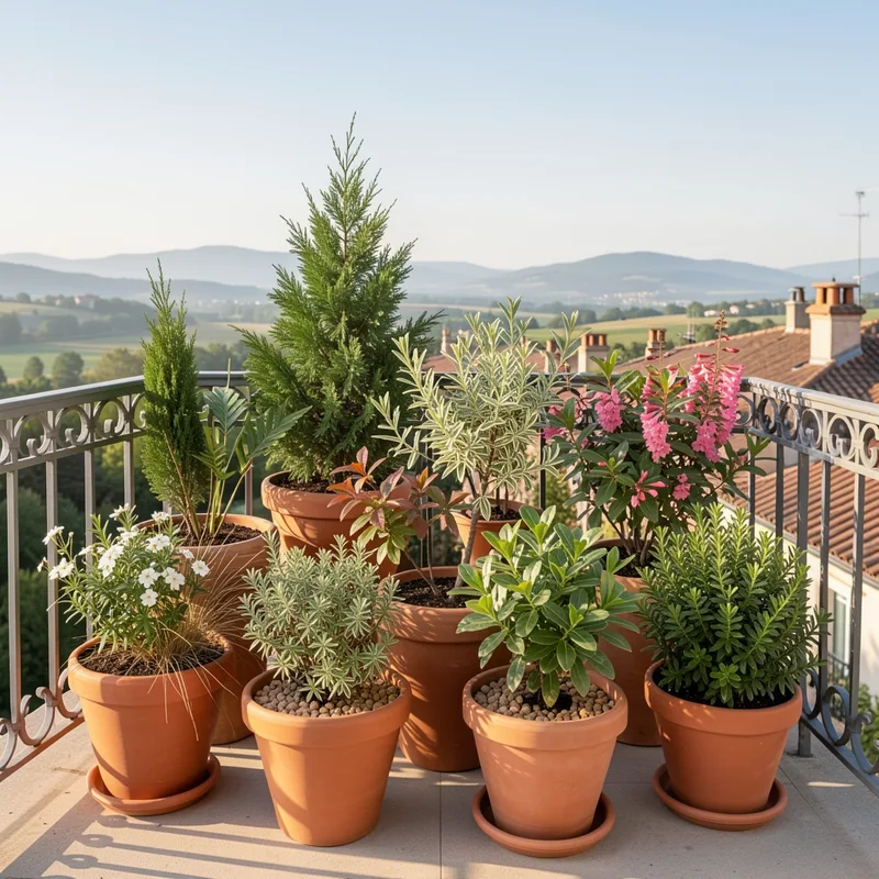 Arbuste pour balcon dans le Rhône : 8 variétés résistantes et esthétiques