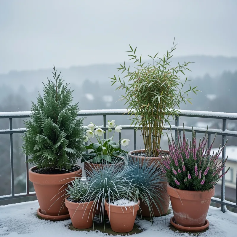 Plante résistant au froid pour balcon : 9 valeurs sûres
