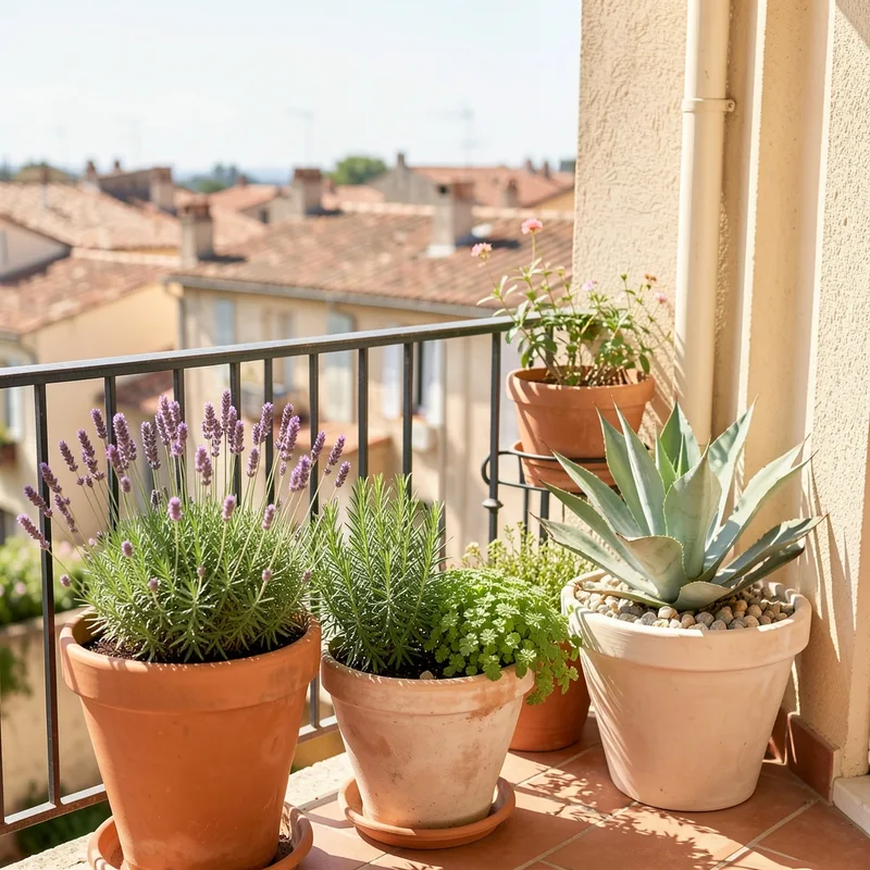 Plantes pour balcon sud : guide d'une exposition brûlante