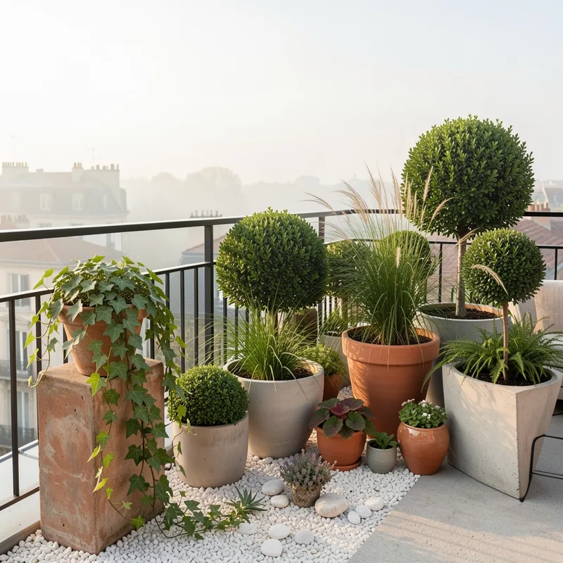 10 plantes résistantes pour un balcon vert toute l'année dans le Rhône